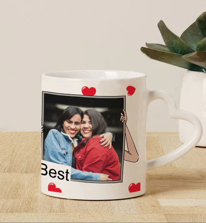 white heart handle mug white heart handle mug